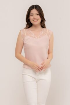 Devin Pearl Lace Camisole 85783