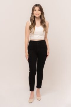 Alora Double Button Denim Pants 5214-1