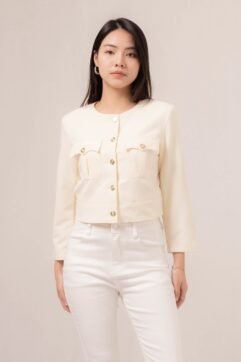 Giselle Round Neck Blazer 85913