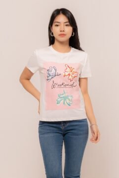 Owena Print Tee Top CC31694