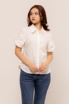 Miabelle Rose Sleeves Top CC31420