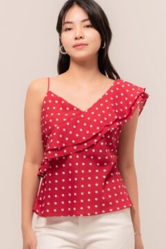 Dissy Ruffle Polkadot Top 85655