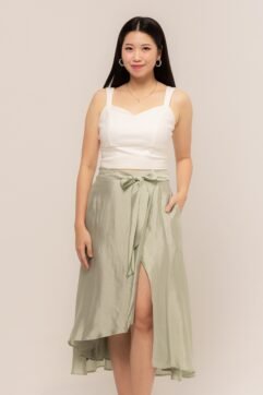 Blythe Assymetrical Ribbon Skirt CC30334