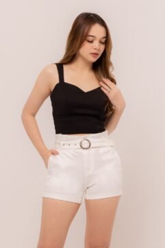 Ambra A-Line Belted Shorts 5115-1