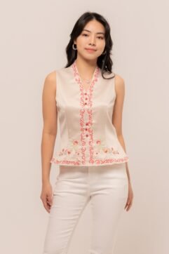 Huiqing Embroidery Sleeveless Top CC30214