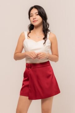 Eumei Mandarin Rhinestones Skort CC30678