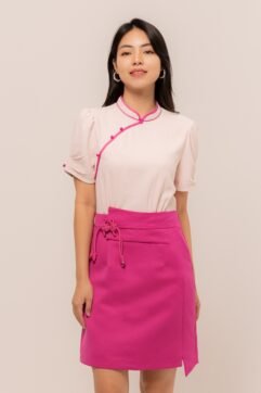 ShiYa Two-Tone Cheongsam Dress CC30533-1