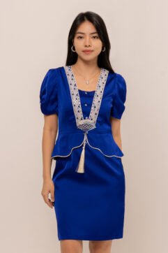 Yuxin Embroidery Tassel Dress CC32200