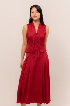 Shi Qi Mandarin Tassel Dress CC32204-1