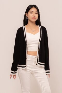 Boupha Stripes Knit Cardigan 3007