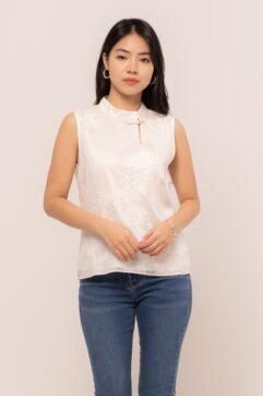 YeRuo Embroidery Tassel Button Top CC32023