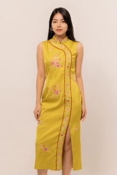 Yuyan Embroidery Cheongsam Dress CC32209