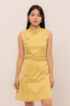 Xuwei Belted Cheongsam Dress 5263