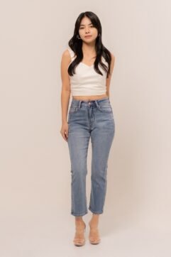 Galena Pink Button Pants 5223