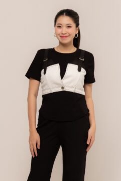 Orelia Buckle Strap Top CC30838