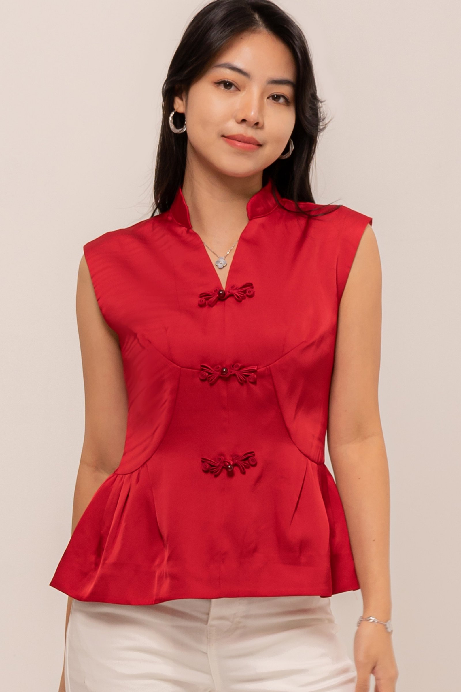 Keona Floral Sleeveless Top CC30840-3