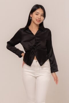 Catleya Twisted Long Sleeves Top 525387