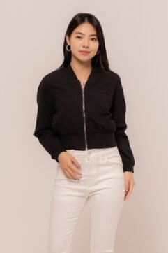 Avhela Crinkle Zipper Jacket CC31506
