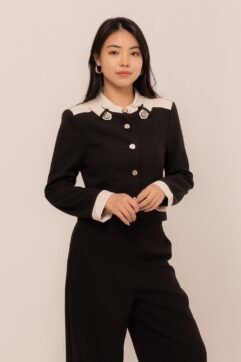 Britley Two-Tone Top 525638