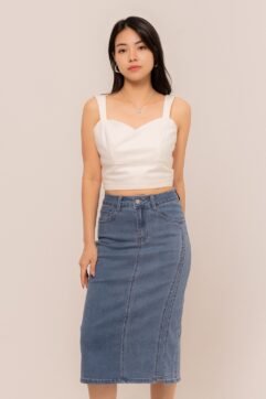 Ayzel Front Slit Midi Skirt 5243