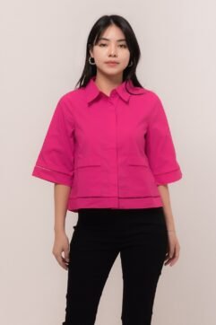 Jude Double Pockets Shirt Top 7013-1