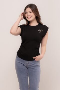 Heejin Coquette Rhinestones Top CC30795-1