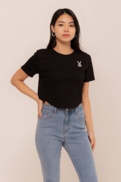 Aqui Rabbit Patch Crop Top 5331