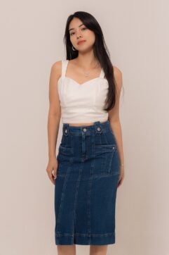 Yeorin Double Pocket Denim Skirt 3033