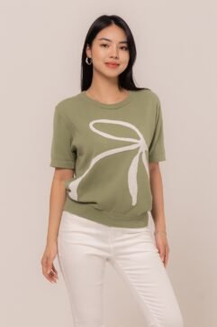 Agnesha Coquette Knit Top 3025