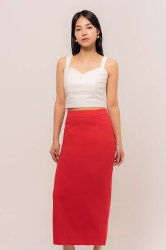 Carra Slit Midaxi Skirt CC33074