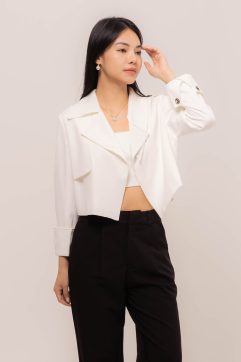 Serena Asymmetrical Collar Blazer CC32806