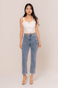 Nadia Embroidery Highwaist Pants 5249