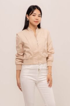 Hanie Zipper Crop Jacket CC31518