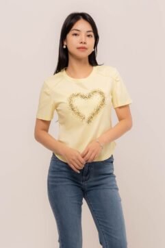 Velvay Love Beads Crop Top CC33457
