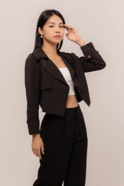 Serena Asymmetrical Collar Blazer CC32806