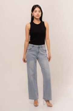 Elyvia Straight Denim Pants 5259