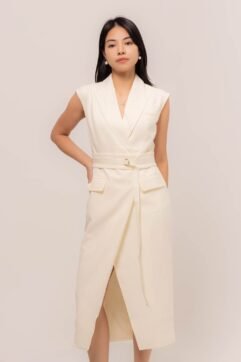 Elea Belted Sleveless Dress CC33299