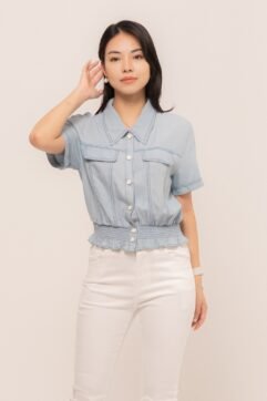 Rhenata Ruffle Shirt Top CC20052