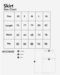 Carina Side Draped Skirt CC33422