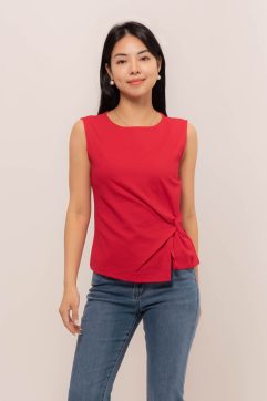 Annalisa Twisted Sleeveless Top 5L600