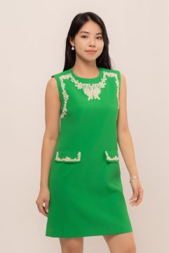 Mavaya Butterfly Beads Dress CC33469