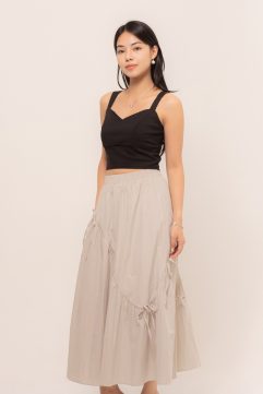 Sasha Bows Maxi Skirt 5S25062