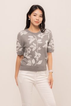 Rhea Floral Knit Top 3039