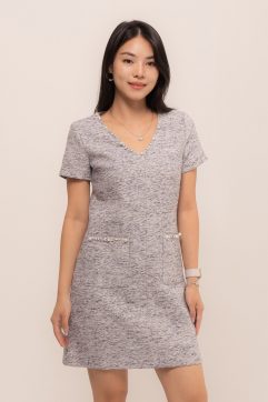 Audra Pearl Tweed Dress CC33480