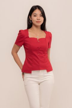 Althaia Puff Sleeves Top CC33654