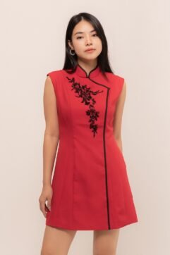 YiNa Beads Sleeveless Dress CC32363