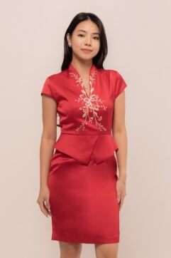 ZhiYue Flower Embroidery Dress CC33560