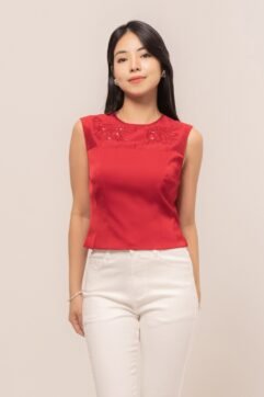 Zivana Beads Sleeveless Top CC33048