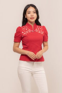 ChenXin Flower Embroidery Cheongsam Top CC33625