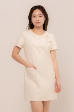 Noima Pearl Flower Patch Dress  CC33493